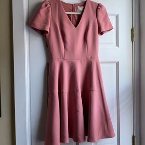 Gal Meets Glam | Pink Kate Dress Short Sleeve 0
